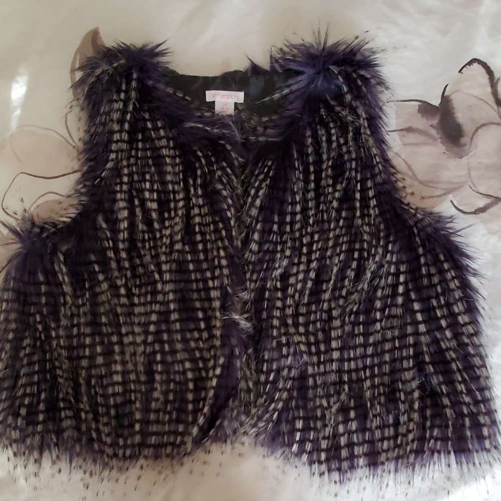 Fluffy sweater vest